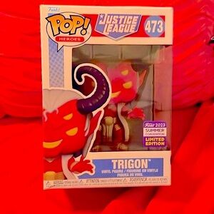 ✨BNIB✨RARE Funko Pop! Justice League #473 Trigon LTD ED 2023 Summer Convention